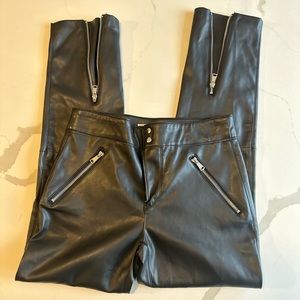 Zara leather pants